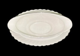 Syracuse China Wedding Ring Silhouette Gravy Boat w/ Underplate USA image 3