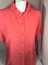 World Wide Men Pink Color Shirt Size2XL Soild Color Button Up  Bin69#24 - £21.16 GBP