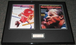 Gordie Howe Mr Hockey Signed Framed 16x20 Photo Display JSA Red Wings - £194.61 GBP