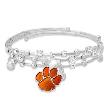 Clemson Tigers NCAA Licensed Stella Wrap Around Bracelet NWT Made in USA - £11.86 GBP