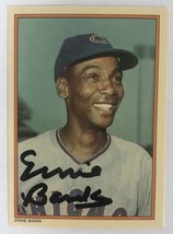Ernie Banks (d. 2015) Signed Autographed 1985 Topps Collector&#39;s Baseball... - £27.52 GBP