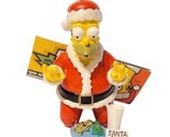 Vtg Homer Simpson as Santa w/ Cookies Milk Christmas Ornament Kurt Adler... - $24.74