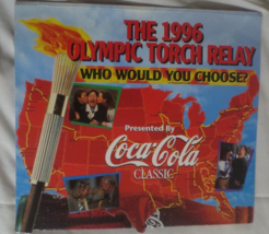 COCA-COLA 1996 Olympic Torch Relay  PROMOTION FOLDER 33 Sheets - £2.71 GBP