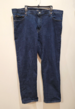 Polo Ralph Lauren Jeans Adult 44Bx11 Blue Dark Wash Denim Straight Leg - $25.60