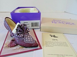 RAINE WILLITTS 1999 JUST THE RIGHT SHOE MINI COLLECTIBLE MAJESTIC COA BOXED - $184.13 MXN