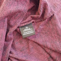 Marc Anthony Slim Fit Men's Burgundy Long Sleeve T-Shirt Size X-Large image 6