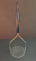 Vintage Potato Vegetable Food Masher With Solid Bottom Retro 1970s Stain... - £16.11 GBP