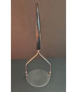 Vintage Potato Vegetable Food Masher With Solid Bottom Retro 1970s Stain... - $30.22 CAD