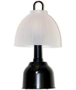 Portable Table Lamp Battery Operated LED Outdoor Camping Small Plastic Black New - $22.51