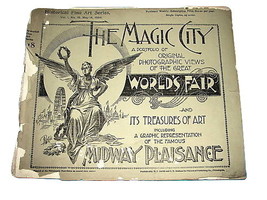1893 Chicago Worlds Fair MAGIC CITY Photo Portfolio #18 - £19.96 GBP