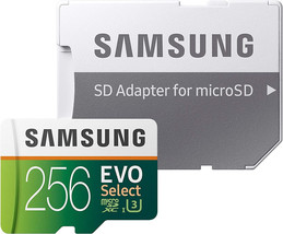 Samsung Electronics Evo Select 256GB Micro Sdxc UHS-I U3 Memory Card With Adapter - £113.36 GBP