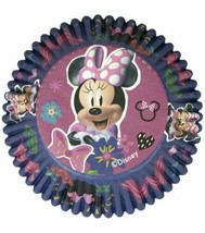 Minnie Mouse Disjr 50 Ct Baking Cups Party Cupcakes Liners Treats - £3.95 GBP