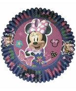 Minnie Mouse Disjr 50 Ct Baking Cups Party Cupcakes Liners Treats - £3.93 GBP
