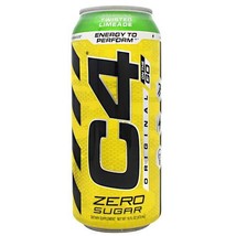 C4 Original On the Go Carbonated Explosive Energy Drink Twisted Limeade 6 Cans - £21.64 GBP