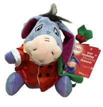 Disney Store Eeyore Holiday Musical Dancer Plush Christmas Sings Tag Video 8 in - £11.80 GBP