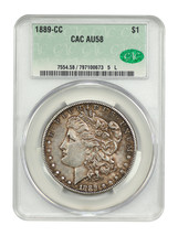 1889-CC $1 Cacg AU58 - £18,667.26 GBP