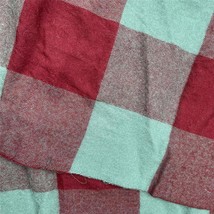 Vintage Wool Plaid Unisex Scarf  Muffler - £11.67 GBP