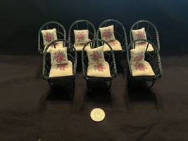 ONE Outdoor Chair w/ Cushions Dollhouse Miniatures 1:12 Scale $9.99 Each - $9.99