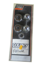 Colony #8606-6 Acorn Rear Axle Nut and Lock Kit for Harley Chrome Plated... - $456.65 MXN