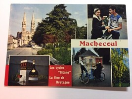 Vintage 1971 Machecoul , France Postcard 1052-Machecoul-44. 5 different scenes - £6.35 GBP
