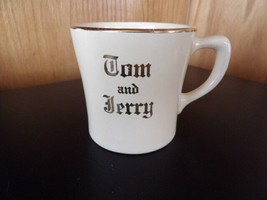 1# Vintage Tom &amp;Jerry Cup Mug Antique Homer Laughlin Cream Gold G47N8 - £3.55 GBP