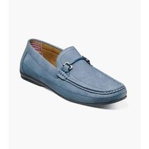 Stacy Adams Colton Moc Toe Bit Slip On Shoes Navy 25760-410 image 2