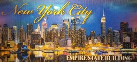 New York City Empire State Building Jumbo 3D Fridge Magnet - £7.05 GBP