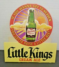 Vintage Little Kings Beer Schoenling Table Bar Pub Tavern Adv Sign 5.5&quot; ... - £15.09 GBP