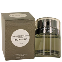 Unpredictable Pour Homme by Glenn Perri Eau De Toilette Spray 3.4 oz - £25.53 GBP