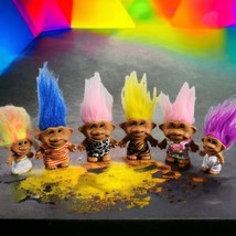 Vintage Toy Doll Figure Troll Jewel 3” Ace Novelty - Lot Of 6 - $35.60