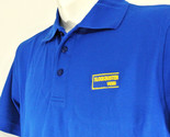 BLOCKBUSTER VIDEO 1990s Employee Uniform Polo Shirt Blue Size XL NEW - $29.69