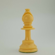 Chess Staunton Tournament Bishop Dark Ivory Felt Replacement Game Piece - £4.43 GBP