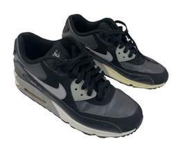 Nike AirMax Air Size 6.5Y Youth Black &amp; Gray Sneaker Shoe - £15.64 GBP