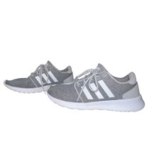 Adidas Womens QT Racer 2.0 Athletic Running Shoes White Gray Size 8 Snea... - $13.37