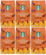 Starbucks Seasonal Pumpkin Spice Ground Coffee 11oz Limited Edition 6 Pack - £37.86 GBP