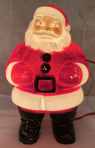 Vintage Hard Plastic General Products Co. Light- Up Ssnta Claus Figure - £99.91 GBP
