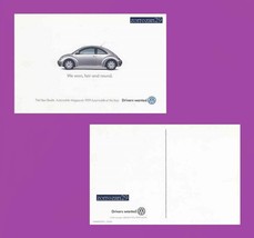 1999 Volkswagen New Beetle Vintage Factory Color Postcard - Usa -GREAT Original! - £8.80 GBP