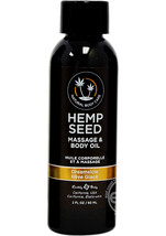 Earthly Body Hemp Seed Massage And Body Oil Dreamsicle 2oz - $11.87