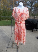 Nwt Luxology Orange Floral 2PC Dress M - $24.99