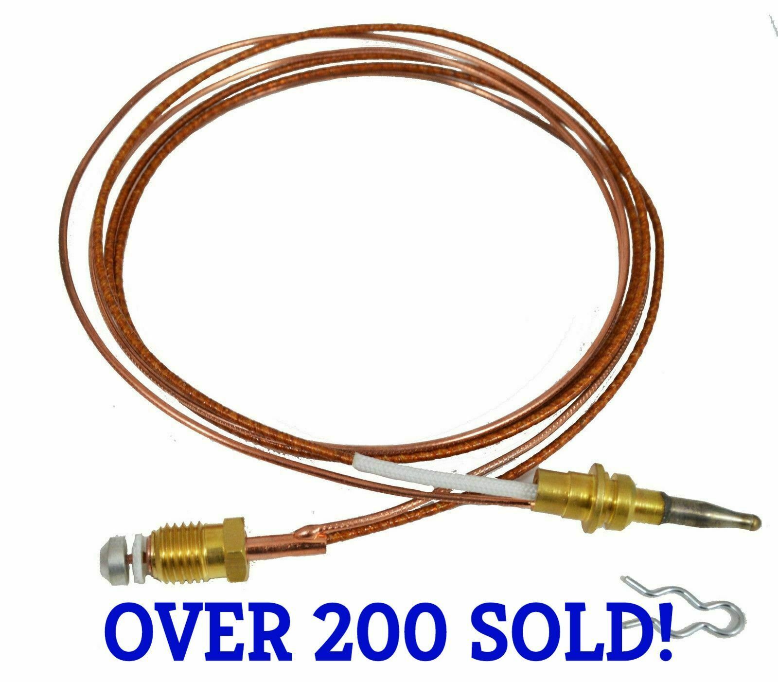 110186-01 Thermocouple 33 &quot; Dual Wire Clip Mounted Desa Vanguard Comfort... - $8.37