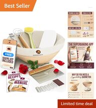 Banneton Proofing Basket Set - 9 Inch Sourdough Starter Kit for Home Baking - $49.45