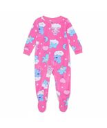 Care Bears Toddler Girl&#39;s Soft Fleece Character Print Pink Footed Pajama... - $24.99