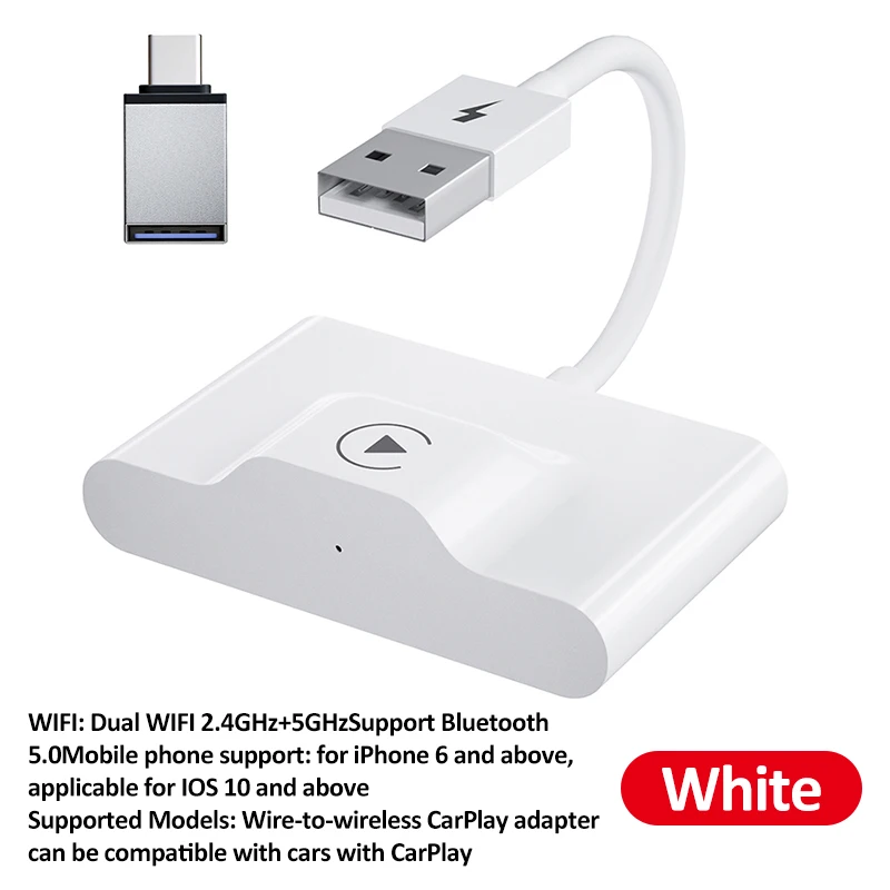 Carplay USB Adapter For Android /  Wireless Carplay Dongle Wireless Auto Car Ad - £115.94 GBP