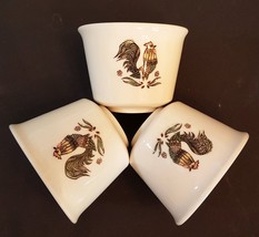 Taylor Smith TS&amp;T ROOSTER 2.75&quot; Tall Custard Cup 7 oz LOT Ramekin Oven s... - £15.50 GBP