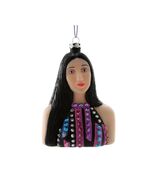 CHER ORNAMENT 4.5&quot; Glass Bust Iconic Pop Singer Actor Star Christmas Tre... - $19.95
