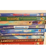 Disney 12 Movie DVD Lot Pixar Wreck it Ralph Oliver and Co Bambi Nemo Wa... - £19.45 GBP