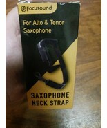 Saxophone Neck Strap For Alto And Tenor Saxophone Fully Adjustable 17 To... - $17.62 CAD