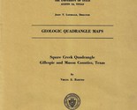 Geologic Map: Squaw Creek Quadrangle, Texas - $12.89