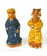 Vintage Blondie &amp; Dagwood Comic Character Salt &amp; Pepper Shakers (Circa 1... - $18.48