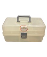 Vintage Martha Stewart Living Clear Portable Storage Box With Handle &amp; C... - $38.40